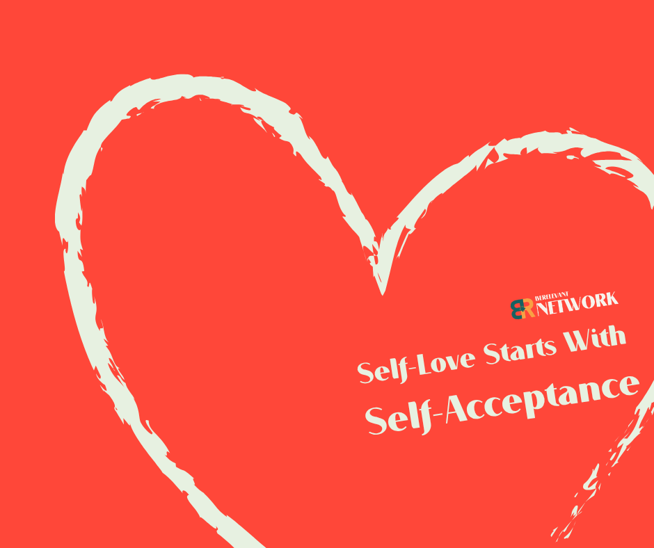 An image illustrating the foundation of self-love is self-acceptance